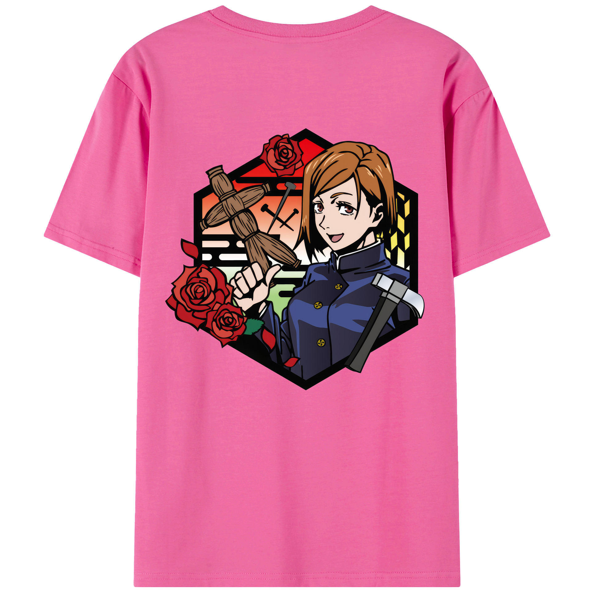 （画像用） 呪術廻戦 Jujutsu Kaisen レディース半袖Tシャツ(バックプリント)